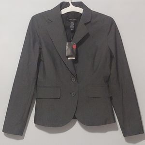 New York & Co Women's Blazer Jacket Size 4 Gray